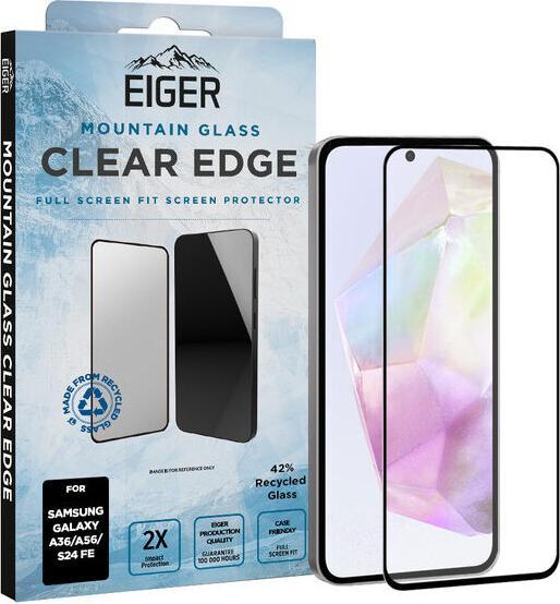 Eiger SP Mountain Glass Clear Edge Galaxy A36/A56/S24 FE (1 Pezzo/i, Samsung Galaxy A56)