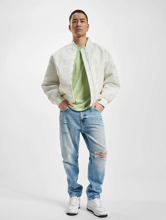 Actual product image Calvin Klein Jeans Badge leeve pocket Jeans bomber jacket - 90621 (XL)