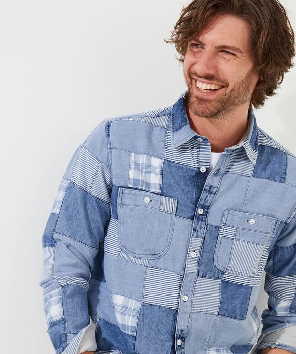 Immagine prodotto Joe Browns Camicia patchwork in denim lavato (S)