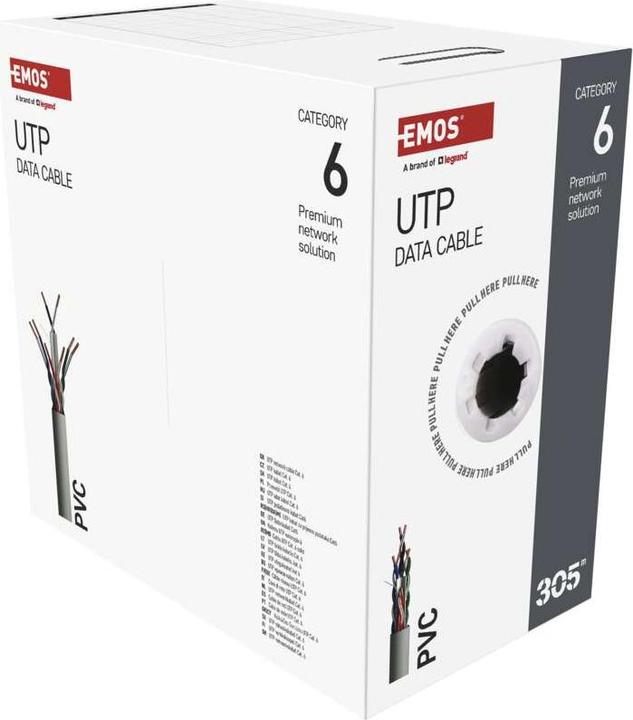 Emos Cavo dati UTP CAT 6, 305m (CAT6, 305 m)