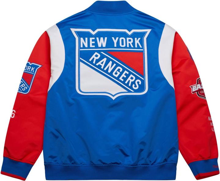 Produktbild Mitchell & Ness M&N Heavyweight Satin Jacket NHL New York Rangers - S (S)