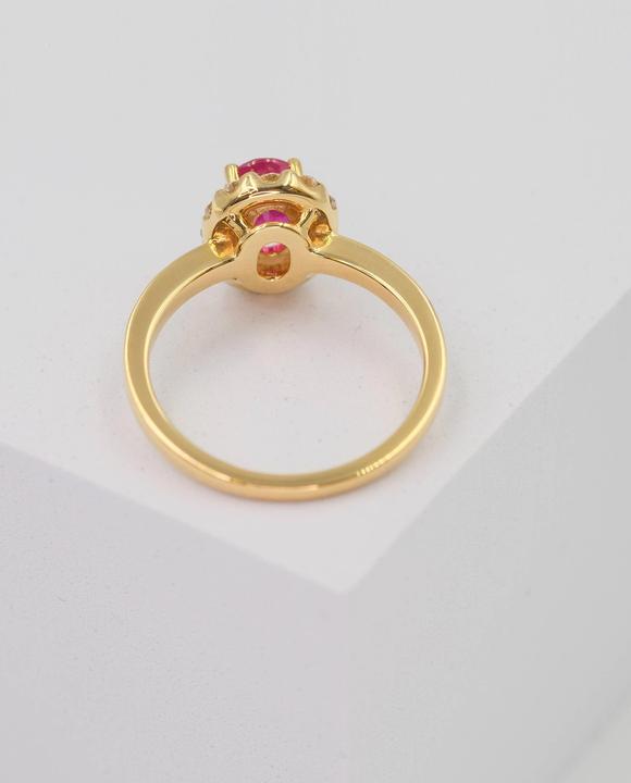 Actual product image Muau Ring (56, 950 Platinum)