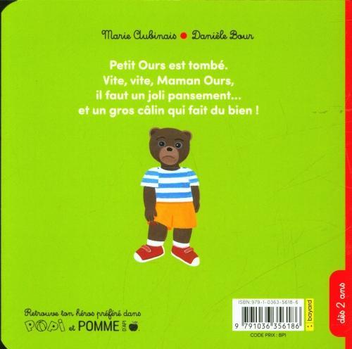 Immagine prodotto Bayard Jeunesse Petit Ours Brun s'est fait mal (Francese, Aubinais Marie, Bour Danièle, 2023)