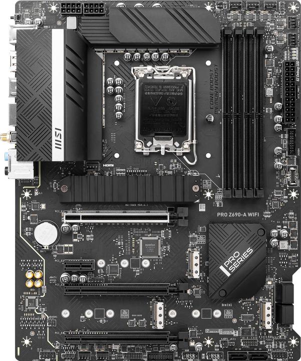 Produktbild MSI PRO Z690-A Wifi Z690 (LGA 1700, Intel Z690 (DDR5), ATX)