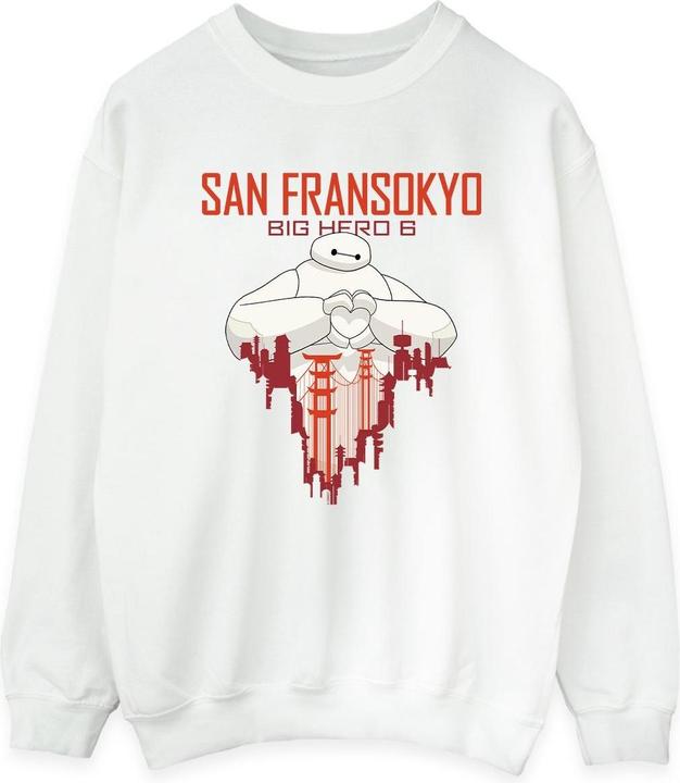 Image du produit Disney - Sweat BIG HERO BAYMAX SAN FRANSOKYO HEART - Femme (M)