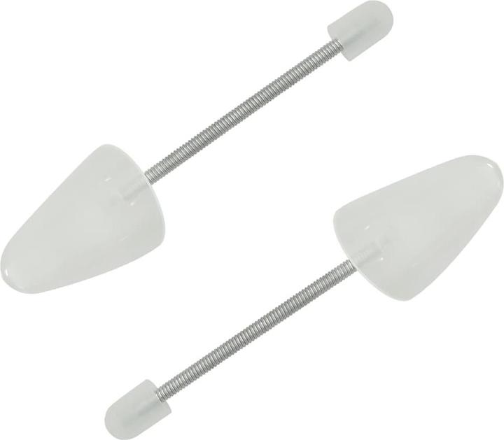 Actual product image VidaXL Shoe trees with spiral spring 5 pairs White EU 38-44 (38, 39, 40, 41, 42, 43, 44, 2 x)