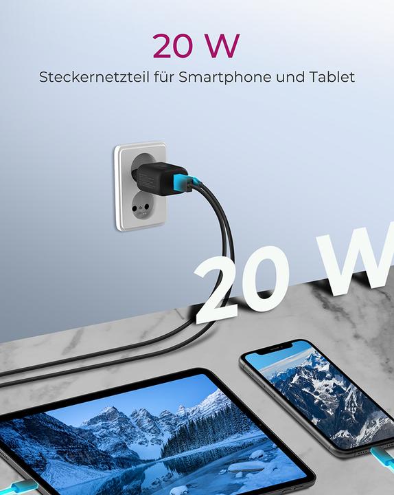 Produktbild Icy Box USB-Wandladegerät IB-PS102-PD (20 W)