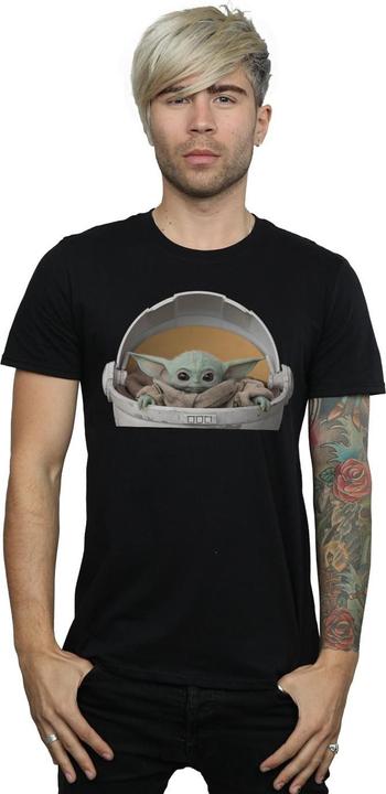 Actual product image Star Wars Mens The Mandalorian The Child Pod T-Shirt (L)