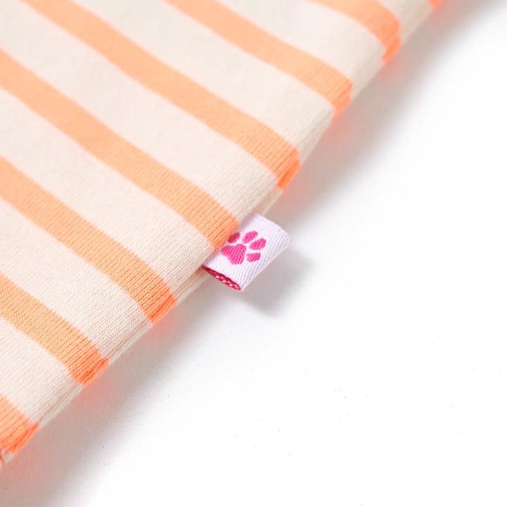 Actual product image VidaXL Children's T-shirt neon orange 104,Material: 95 % cotton. 5 (104)
