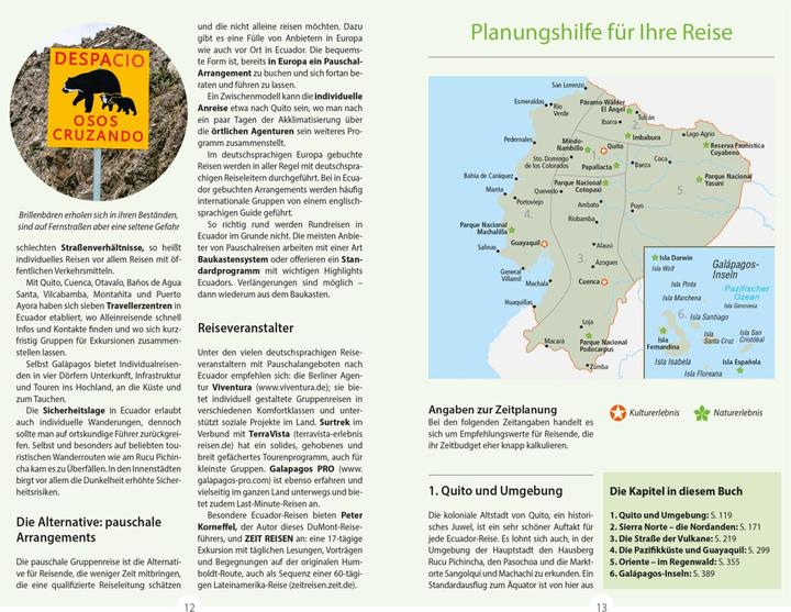 Actual product image Reise-Handbuch Reiseführer Ecuador, Galápagos-Inseln (German, Peter Korneffel, 2023)