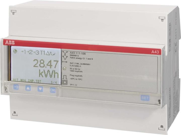 Actual product image ABB Three-phase meter MID calibrated