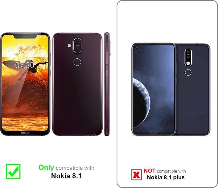 Image du produit Cadorabo Coque pour Nokia 8.1 universel avec Clip (Nokia 8.1)