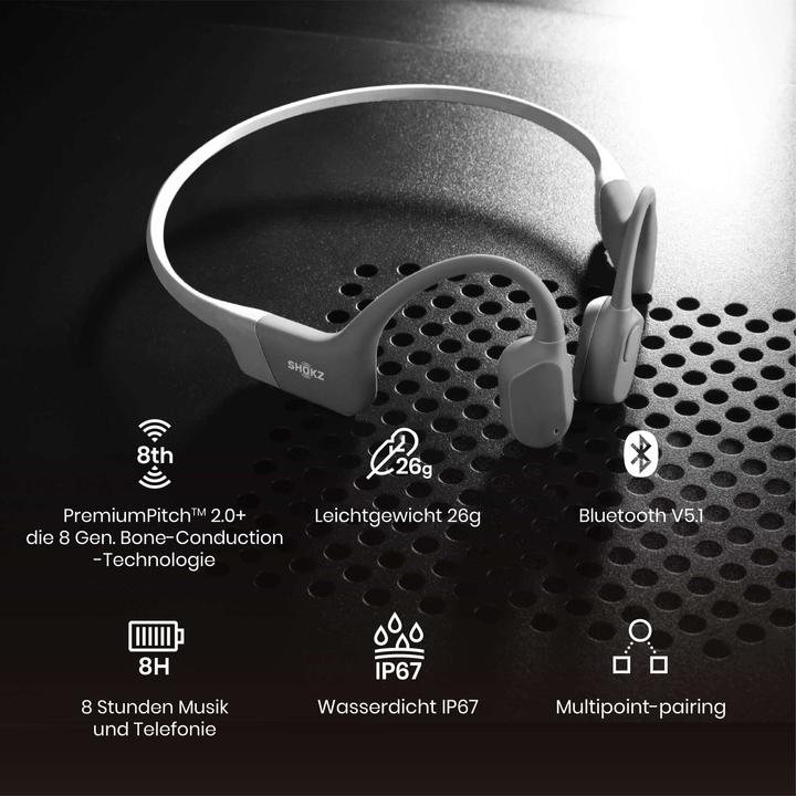 Actual product image Shokz OpenRun (No noise cancelling, 8 h, Wireless)