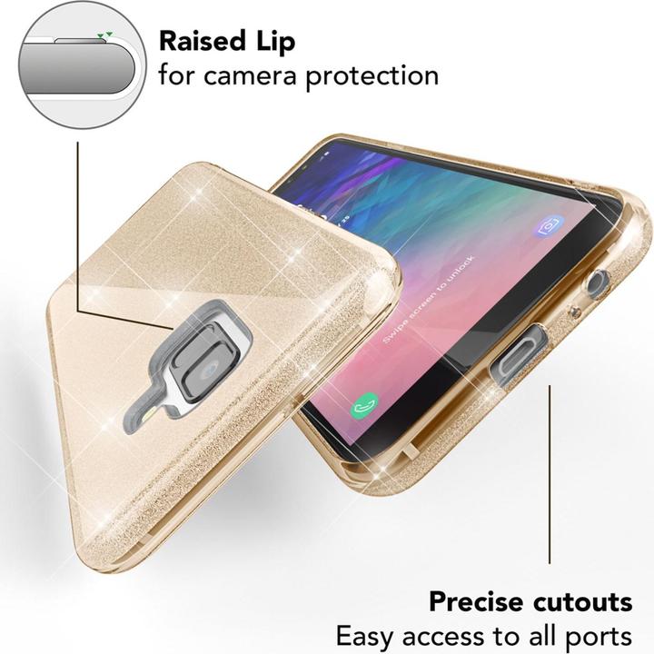 Produktbild Nalia Glitter Handyhülle (Samsung Galaxy A6)