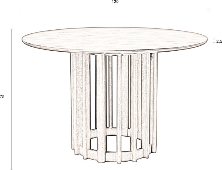Image du produit Dutchbone Barlet (120 x 120 x 75 cm)