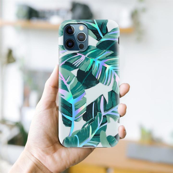 Produktbild Cadorabo IMD TPU Bunte Blumen & Blätter Cover (Apple iPhone 12 Pro Max)