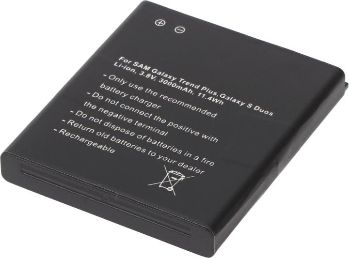 Immagine prodotto AccuCell Batteria Samsung Galaxy ACE 2, Samsung GT-I8160 con copertura aggiuntiva in bianco e blu scuro