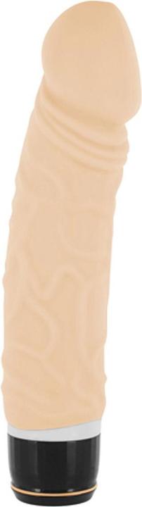 Actual product image Seven Creations Silicone Classic Vibrator approx. 19cm flesh