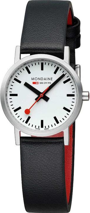 Immagine prodotto Mondaine Classico - Spazzolato vegano (Orologio da polso analogico, Fatto in Svizzera, 30 mm)