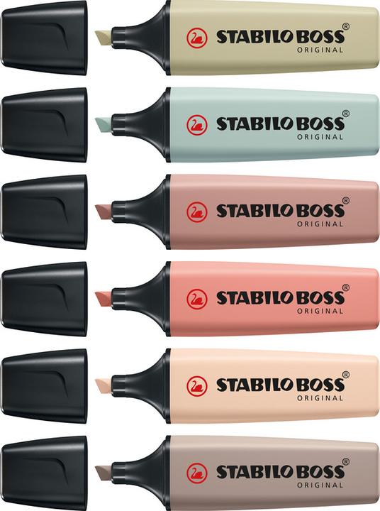 Actual product image STABILO BOSS NATURE COLORS - Highlighter (colour assorted, 5 mm, 3 x)