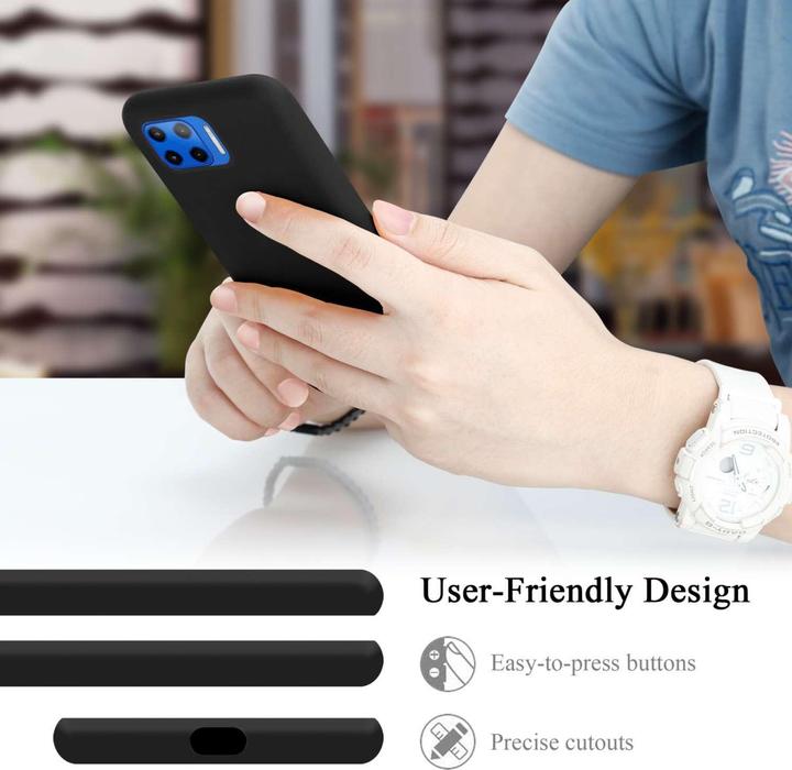 Actual product image Cadorabo Bumper Case for Motorola MOTO G 5G PLUS TPU Liquid Silicone Cover for Motorola MOTO G 5G PLUS (Motorola Moto G 5G Plus)