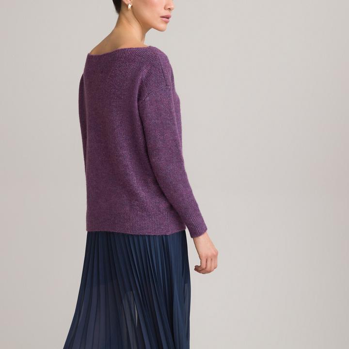 Produktbild La Redoute Collections Pullover aus meliertem Grobstrick (S)