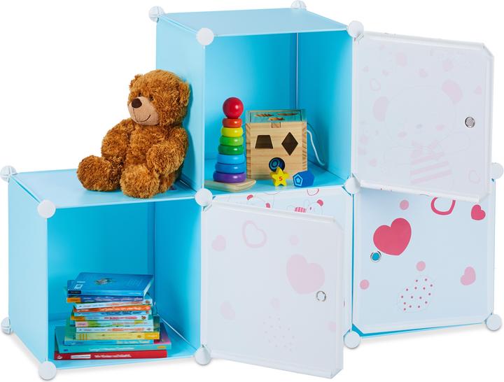 Actual product image Relaxdays Interlocking Toy Rack for Kids