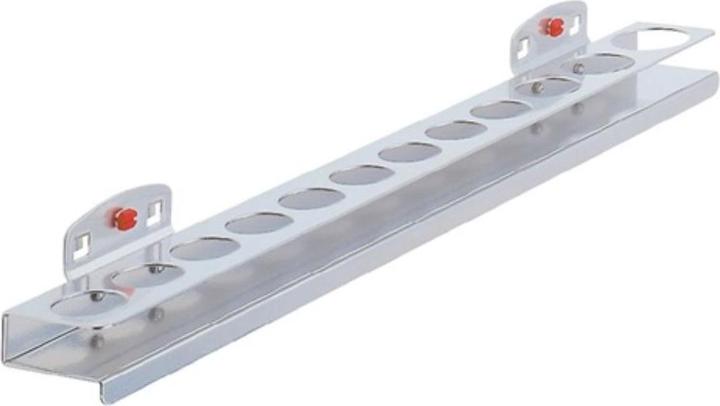 Actual product image Kappes Nut holder H30xW390xD45mm for 12 nuts suitable for perforated plates