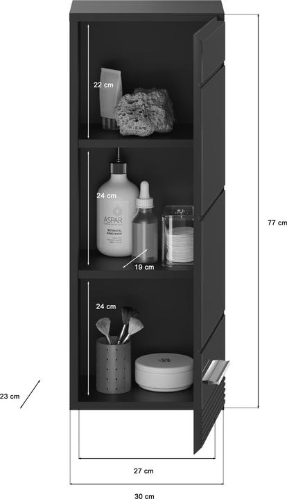 Actual product image Xonox Home Linus (30 x 23 x 77 cm)