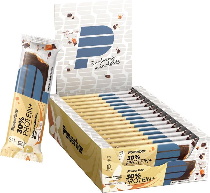 Image du produit Powerbar Protéine Plus 30% (Vanille, Caramel, 15 pcs, 825 g)