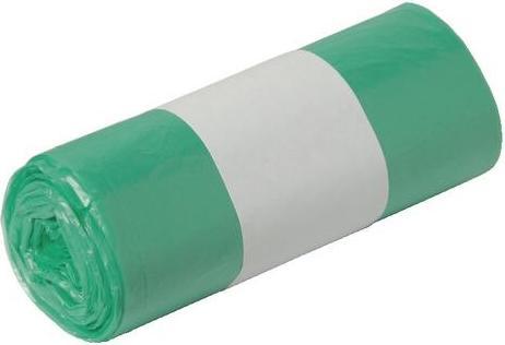 Markenlos Bin liners 30 litre green PE (polyethylene) 27 micron (500 x, 30 l)