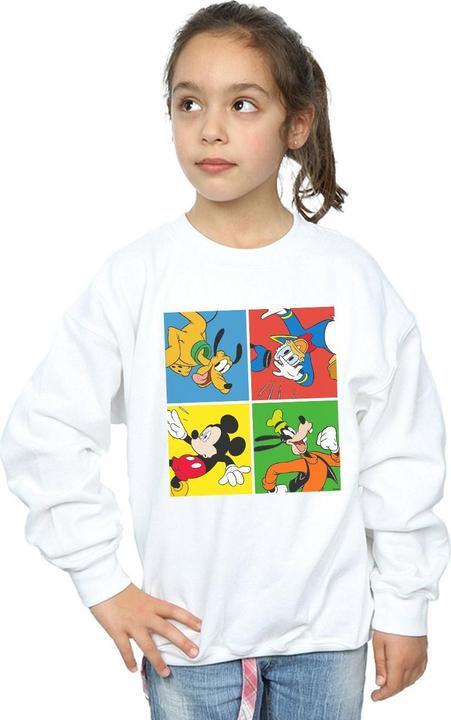Actual product image Disney Girls Mickey Mouse Friends Sweatshirt (140, 146)