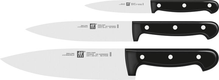 Produktbild Zwilling TWIN Chef 2 Messerset 3-teilig Spick- Fleisch- Kochmesser (10 cm)
