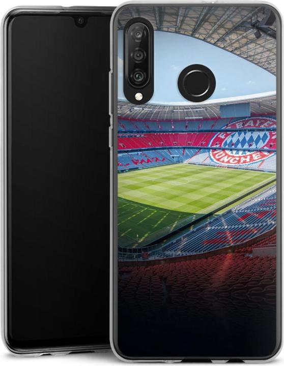Produktbild DeinDesign Silikon Hülle für Huawei P30 Lite New Edition Handyhülle Case Smartphone Schutzhülle FC Bayern (Huawei P30 Lite New Edition)