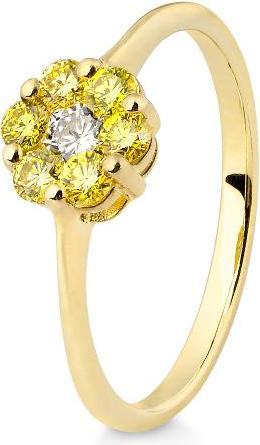 Produktbild Breuning RING - BRILL. CANARI/BRILL. 0,50 Ct. (52, 750/18 K Gold)