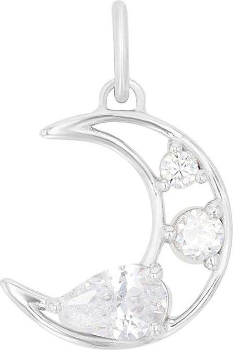 Produktbild Amor Anhänger für Damen, 925 Sterling Silber, Zirkonia synth. | Mond (Silber 925)