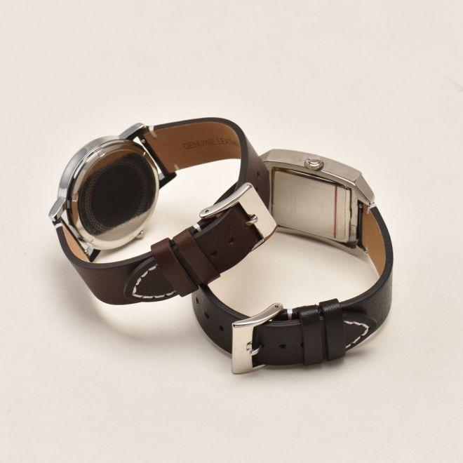 Immagine prodotto Mu Prime Bracciale di ricambio in vera pelle della serie Elegant (22 mm, Vera pelle, Guarda 46mm, Galaxy Watch3 (45mm), Gear S3 Frontier, Larghezza dello spigot 22 mm, Ingranaggio S3 Classic, Galaxy Watch 5)