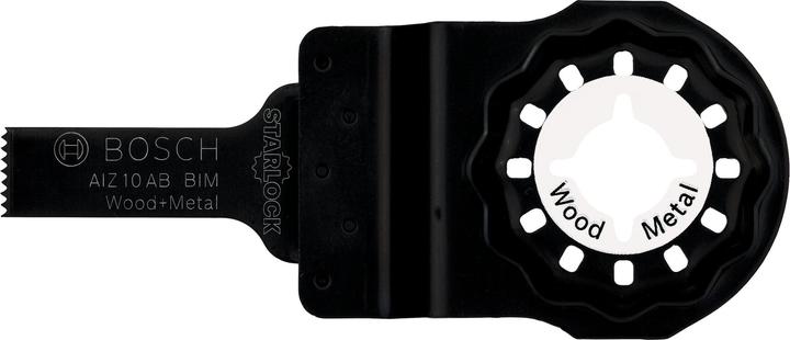 Bosch Professional Zubehör BIM plunge cut saw blade AIZ 10 AB, Wood and Metal, 20 x 10 mm