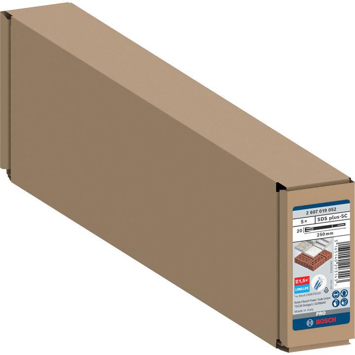 Actual product image Bosch Professional Zubehör PRO SDS plus-5C flat chisel set, 20 x 250 mm (20 mm)
