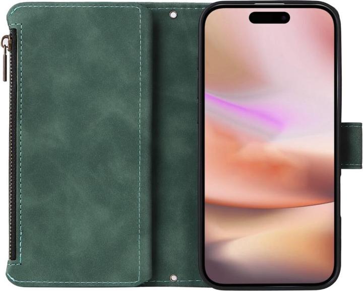 Actual product image Cover-Discount iPhone 16 Plus - Wallet case with lanyard (Apple iPhone 16 Plus)