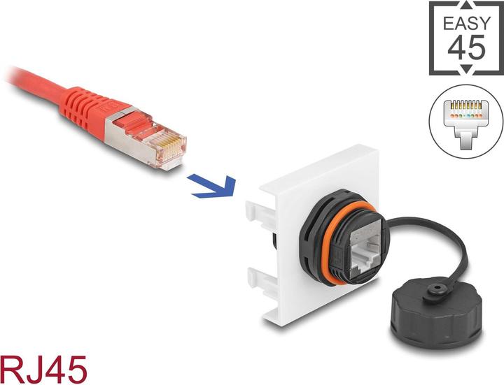 Immagine prodotto Delock Modulo Easy 45 Rete RJ45 Cat.6