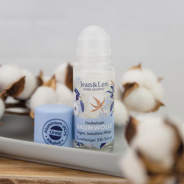Produktbild Jean & Len Baumwolle, Deodorant, 50 ml (Roll-on, 50 ml)