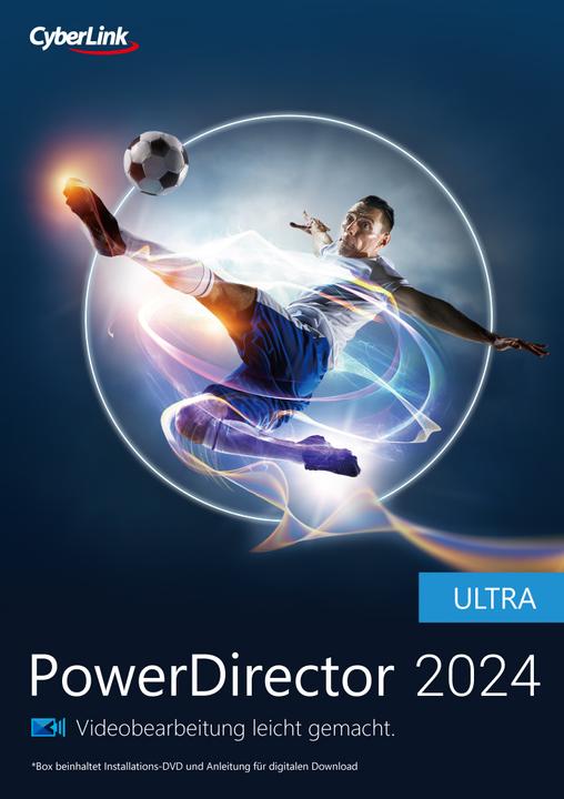 Actual product image CyberLink PowerDirector 2024 Ultra ESD Download Code (1 User, 1 Devices/Users, unlimited)