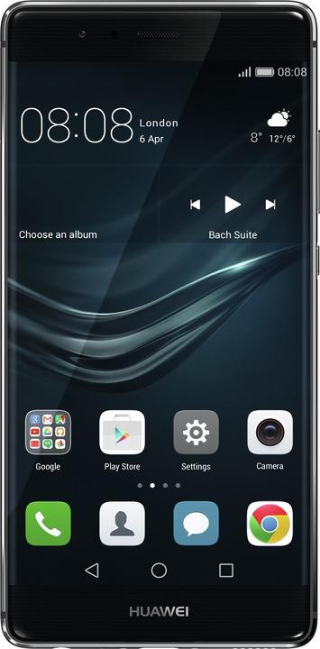 Huawei P9 (32 GB, Titanium Grey, 5.20", Single SIM, 12 Mpx, 4G)