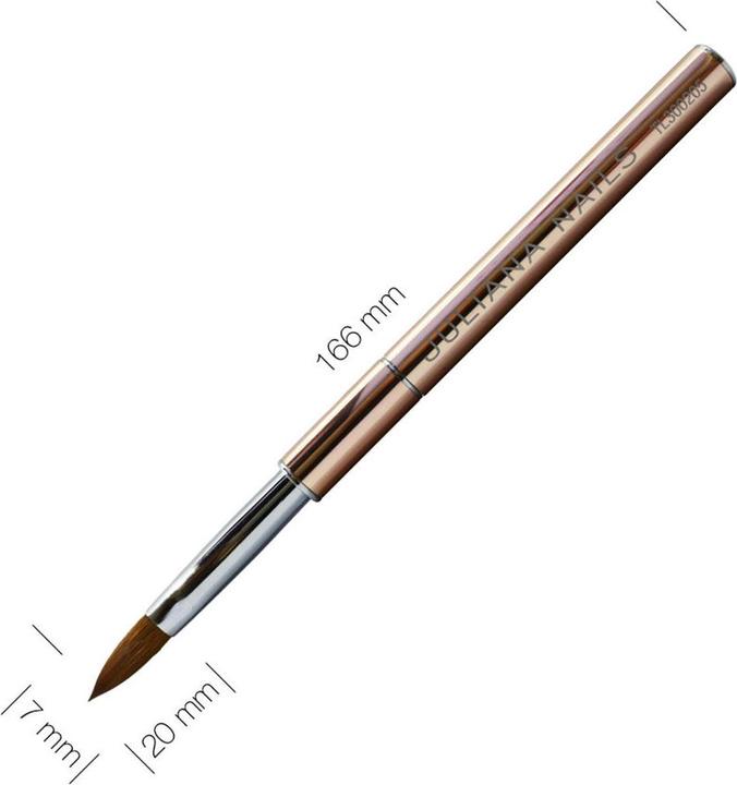 Actual product image Juliana Nails Acrylic brush No. 8 flat (Nail lutensil)