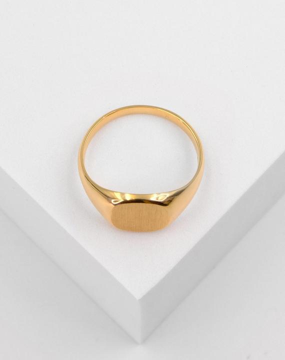Produktbild Muau Plattenring (54, 750/18 K Gold)