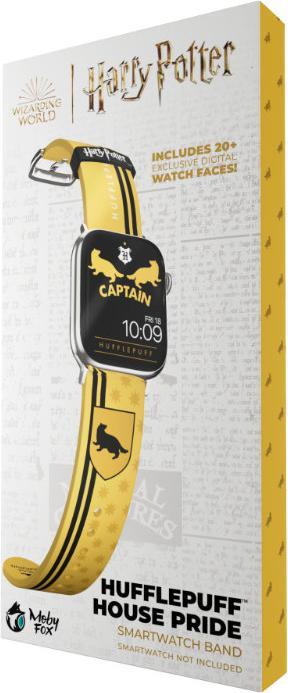 Produktbild Moby Fox Harry Potter bracelet pour smartwatch House Pride II - Hufflepuff (Schweiss- und UV-beständig, Hochwertiges Silikon)