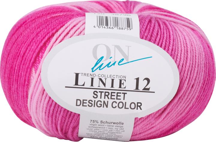 Actual product image Online Street Design Color, line 12, 50 g, approx. 210 m (210 m)