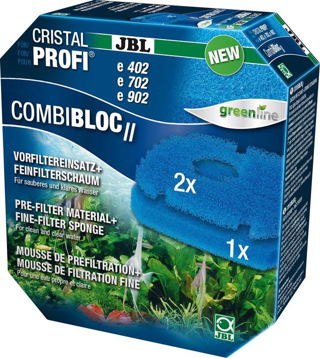 JBL Aquaristik und Terraristik CombiBloc II CristalProfi e402/e702/e902 (Filtri esterni, Acqua dolce)