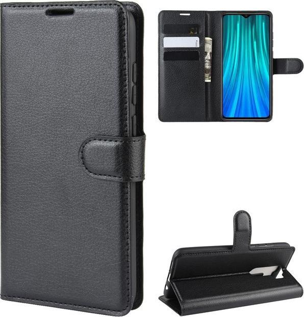 Actual product image MU Classic Litchi Leather Bookcover Series (Xiaomi Redmi Note 8 Pro)